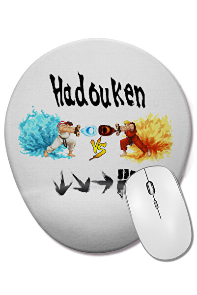 BASKI DÜNYASI Οβάλ ποντίκι ποντικοπολεμικής τεχνολογίας Hadouken με στήριγμα ...
