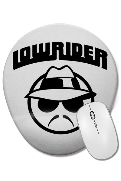 BASKI DÜNYASI Mouse Pad oval cu suport pentru încheietura mâinii Lowrider
