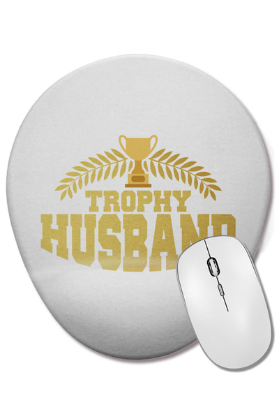 BASKI DÜNYASI Mouse Pad oval cu suport pentru încheietura mâinii, drăguț și a...