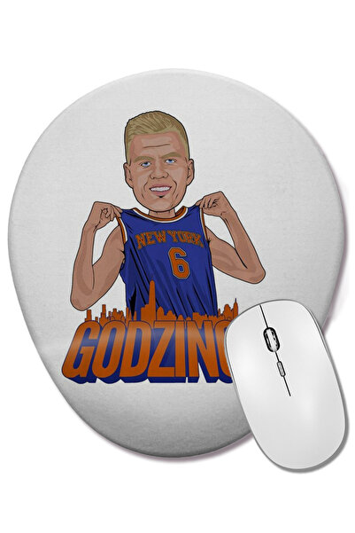 BASKI DÜNYASI Mouse Pad oval Godzingis cu suport pentru încheietura mâinii