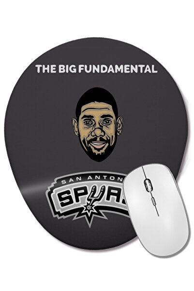 BASKI DÜNYASI Mouse Pad oval Big Fundamental cu suport pentru încheietura mâinii