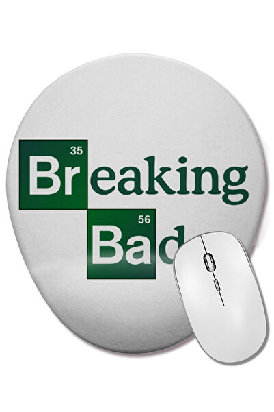 BASKI DÜNYASI Mouse Pad oval cu suport pentru încheietura mâinii Breaking Bad...