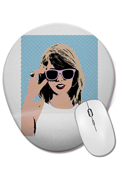 BASKI DÜNYASI Οβάλ ποντίκι με υποστήριξη καρπού σε στυλ Pop Art της Τέιλορ Σο...