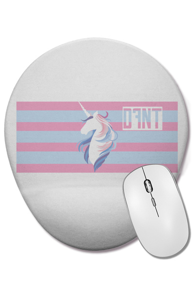 BASKI DÜNYASI Mouse Pad oval Uni Pride cu suport pentru încheietura mâinii