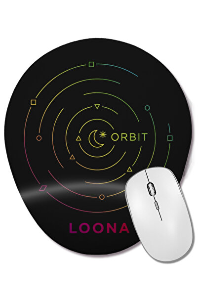 BASKI DÜNYASI Kpop devojčica grupa Loona Orbit Fandom logo ovalna podloga za ...