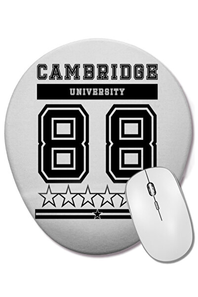 BASKI DÜNYASI Mouse Pad oval Cambridge cu suport pentru încheietura mâinii