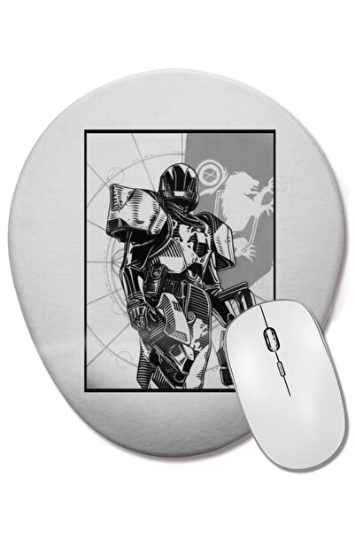 BASKI DÜNYASI Mouse Pad oval Destiny 2 Titan cu suport pentru încheietura mâinii