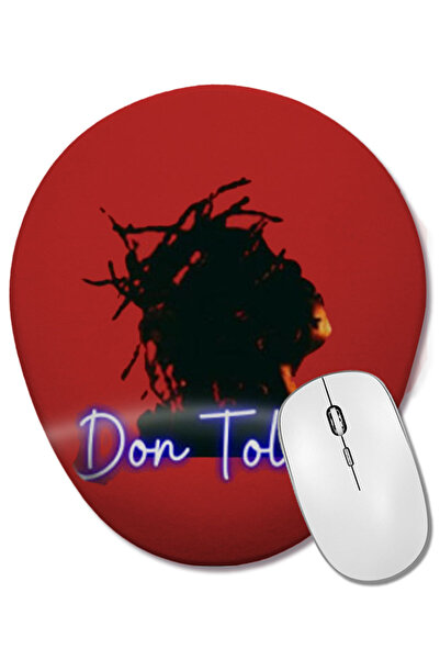 BASKI DÜNYASI Mouse Pad oval Don Toliver cu suport pentru încheietura mâinii
