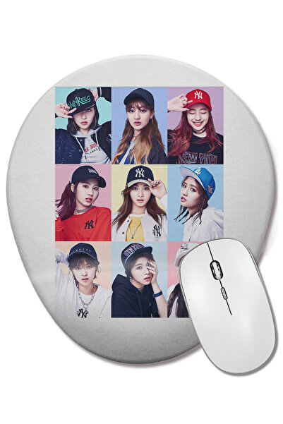 BASKI DÜNYASI Οβάλ ποντίκι με υποστήριξη καρπού Twice