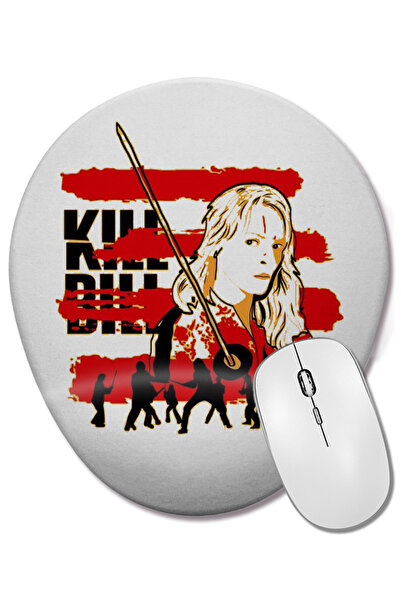 BASKI DÜNYASI Οβάλ ποντίκι με υποστήριξη καρπού Kill Bill