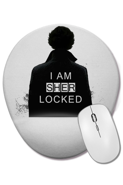 BASKI DÜNYASI Sherlock I Am Sher Locked Sherlock Holmes Sherlocked Mouse Pad ...