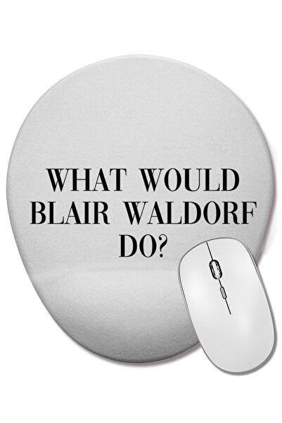BASKI DÜNYASI Ce ar face Blair Waldorf 03 Mouse Pad oval cu suport pentru înc...