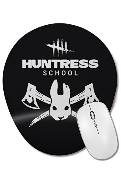 BASKI DÜNYASI Dead By Daylight Huntress School Mouse Pad oval cu suport pentru încheietura mâinii