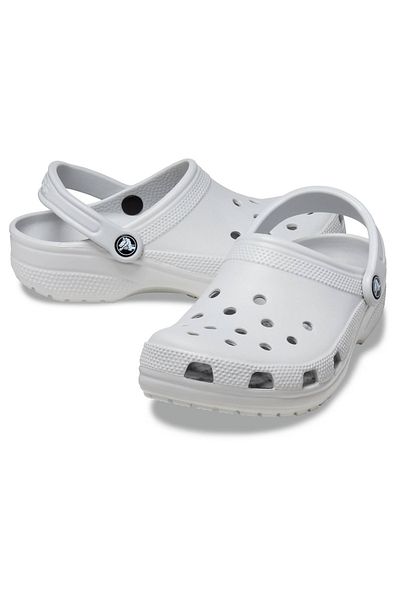 Crocs Κλασικές παντόφλες Unisex γκρι καθημερινού στυλ 10001_1ft