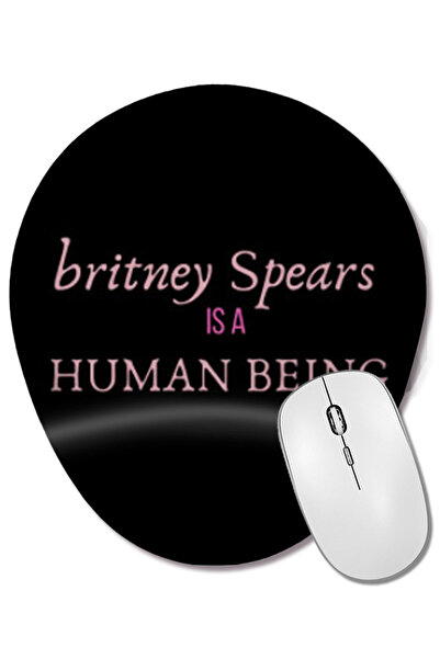 BASKI DÜNYASI Britney Spears este un mouse pad oval cu suport pentru încheiet...