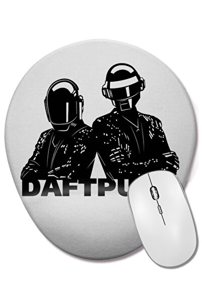 BASKI DÜNYASI Οβάλ ποντίκι με υποστήριξη καρπού Daft Punk