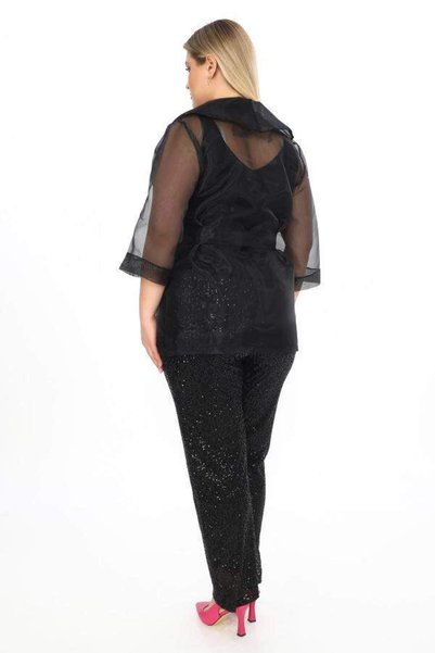 angelino butik Organze Abiye Ceket Nd612d