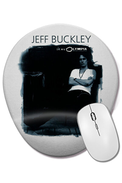 BASKI DÜNYASI Jeff Buckley ovalna podloga za miša sa podrškom za zglob