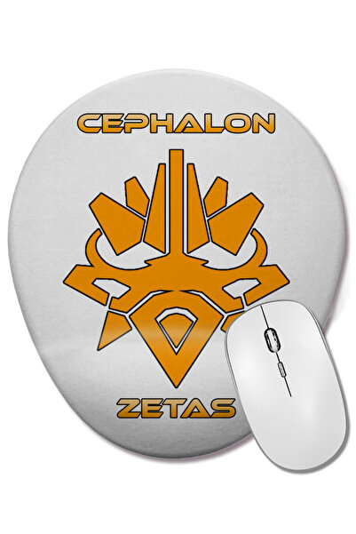BASKI DÜNYASI Mouse Pad oval Cephalon Zetas cu suport pentru încheietura mâinii