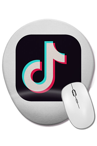 BASKI DÜNYASI Mouse Pad oval cu suport pentru încheietura mâinii cu logo Tigers