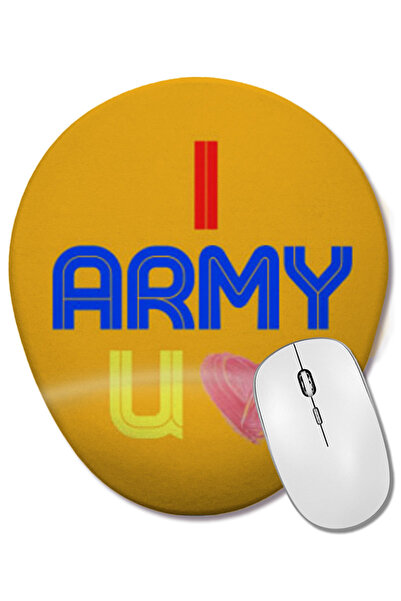 BASKI DÜNYASI I KILLED A COP Mouse Pad oval cu suport pentru încheietura mâinii