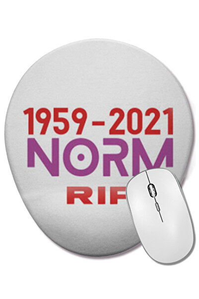 BASKI DÜNYASI Mouse Pad oval cu suport pentru încheietura mâinii, în pace, George Floyd, Black Lives Matter