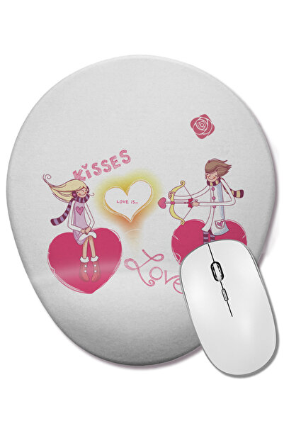 BASKI DÜNYASI Δώρο για την Ημέρα του Αγίου Βαλεντίνου 059 Οβάλ ποντίκι με υπο...