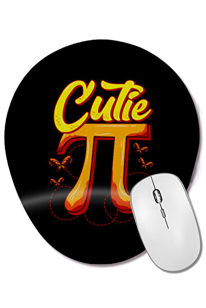 BASKI DÜNYASI Сладко и забавно Cutie Pi Math Pie Butterfly Math Pun Bilek Des...
