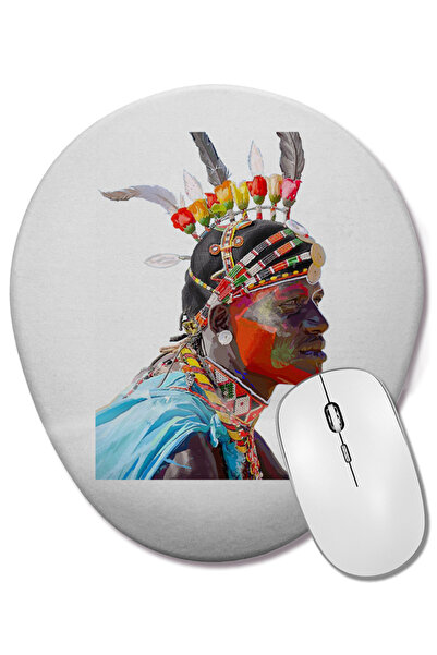 BASKI DÜNYASI Οβάλ ποντίκι με υποστήριξη καρπού Iron Man