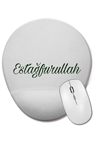 BASKI DÜNYASI Mouse Pad oval cu suport pentru încheietura mâinii