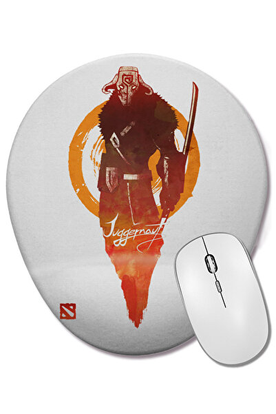 BASKI DÜNYASI Οβάλ ποντίκι με υποστήριξη καρπού Juggernault Dota 02