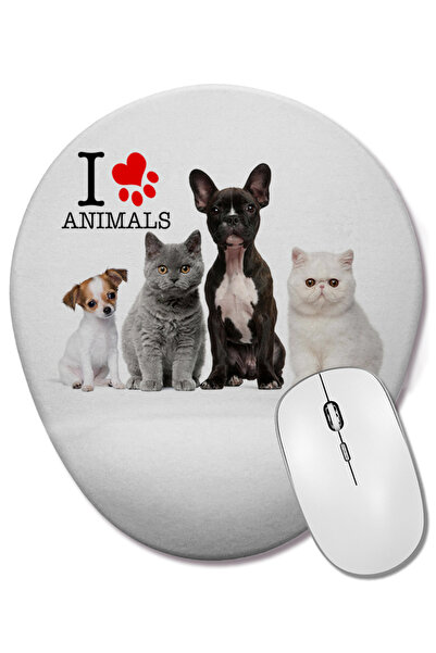 BASKI DÜNYASI Ορθοπεδικό ποντίκι για ποντίκια με σχήμα οβάλ με στήριγμα καρπο...