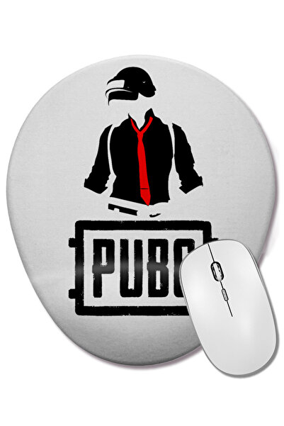 BASKI DÜNYASI Serie Pubg Mouse Pad oval pentru mâini Pubg cu suport pentru în...