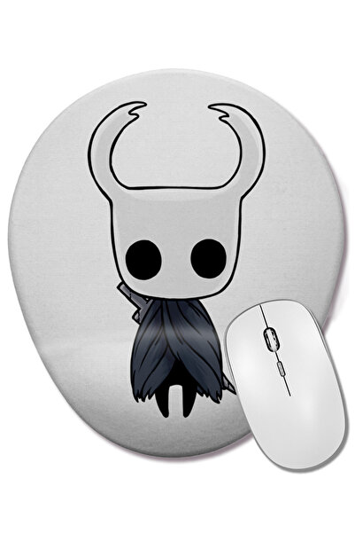 BASKI DÜNYASI Mouse Pad oval Hollow Knight cu suport pentru încheietura mâinii