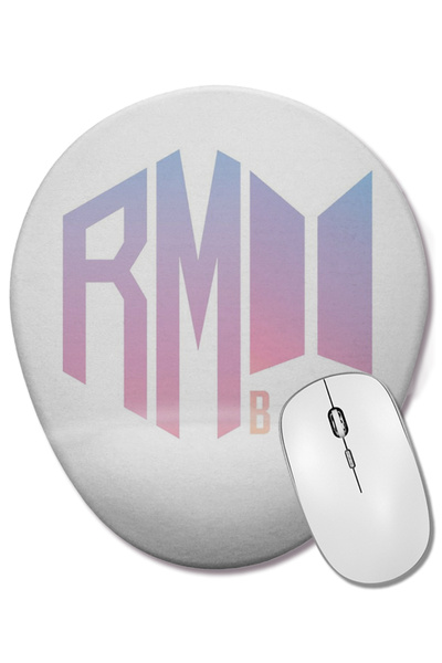 BASKI DÜNYASI Mouse Pad oval BTS RM cu suport pentru încheietura mâinii