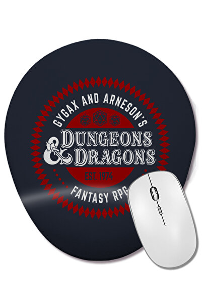 BASKI DÜNYASI Mouse Pad oval Gygax și Arneson's Dungeons and Dragons Fantasy ...