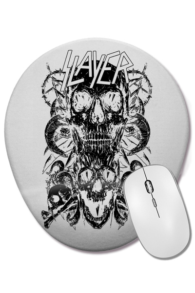 BASKI DÜNYASI Mouse Pad oval Slayer cu suport pentru încheietura mâinii
