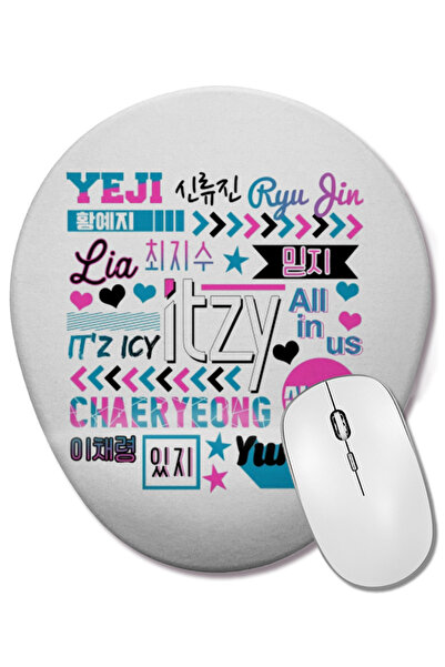 BASKI DÜNYASI Mouse Pad oval cu suport pentru încheietura mâinii Itachi Uchiha