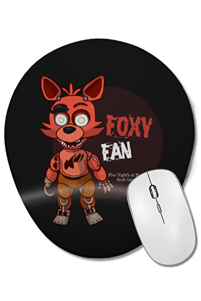 BASKI DÜNYASI Five Nights At Freddys The Mangle Mouse Pad oval cu suport pent...