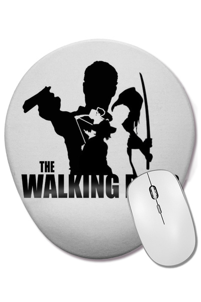 BASKI DÜNYASI Mouse Pad oval The Walking Dead cu suport pentru încheietura mâ...