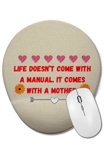 BASKI DÜNYASI Cuvinte și citate pentru Ziua Mamei 2021 Mouse Pad oval cu supo...