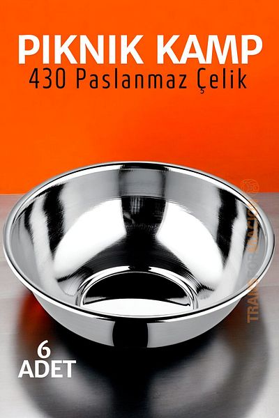 Transformacion حجر طعام ستانلس ستيل - 6 قطع 721503   علبة الحساء وحلويات النزهة والتخييم