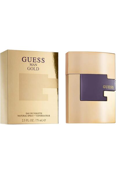 Guess Men Gold Eau De Toilette 75 ml, Gold
