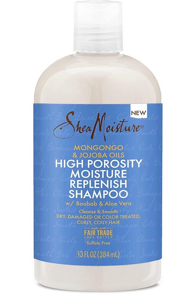 Shea Moisture SheaMoisture High Porosity Moisture Replenish Shampoo for Curly and Coily Hair Sulfate-Free Hair