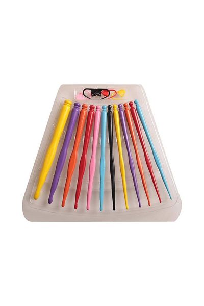 Yabalı Ybl-331 Model Plastic Crochet and Knitting Set