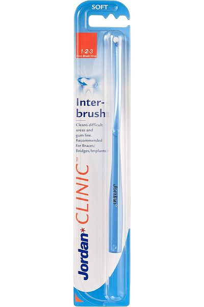 JORDAN InterbrUSh, Soft -1 Unit, Assorted Color