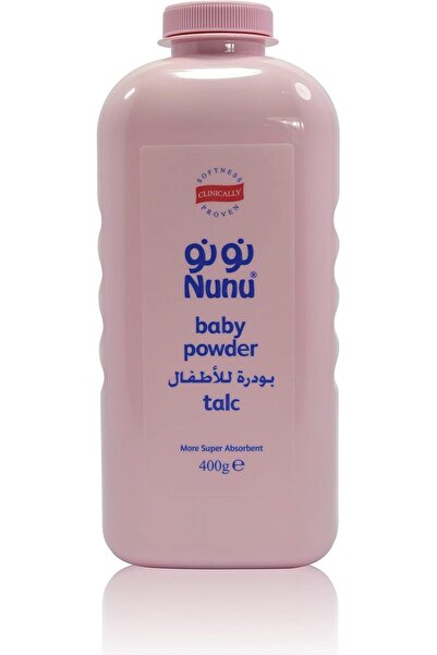 NUNU نونو بودرة تلك للأطفال وردي - 400 جم