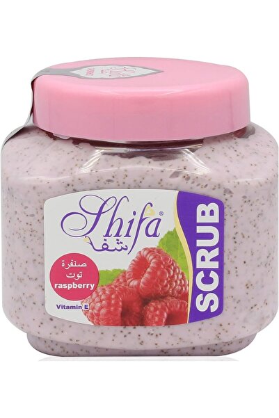 Shifa Body Face Scrub 300ml Raspberry --- صنفرة الوجه والجسم شفاء بالتوت 300مل