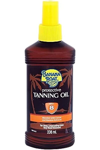 Banana Boat لوشن تسمير البشرة من Banana Boat بعامل حماية من الشمس 8، 236 مل