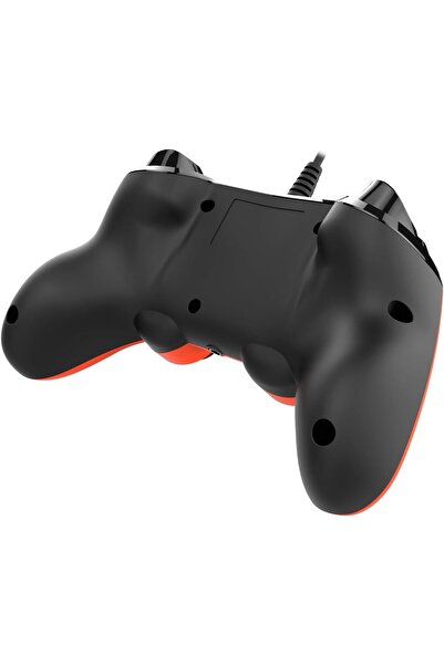 Nacon وحدة تحكم PS4 السلكية الرسمية المدمجة - برتقالية